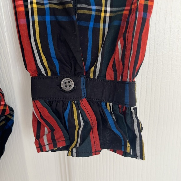 J.Crew Jeweled Button Popover Tunic in Stewart Tartan - Picture 9 of 12